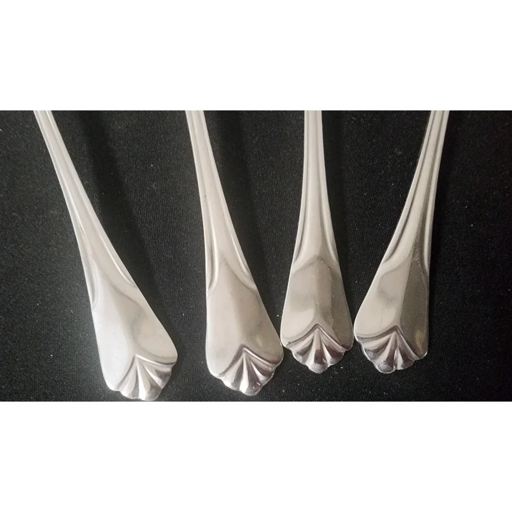 Farberware Bevel Teaspoons (4)  Stainless  6 1/4
